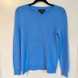 Tahari Light Blue Crew Neck Sweater